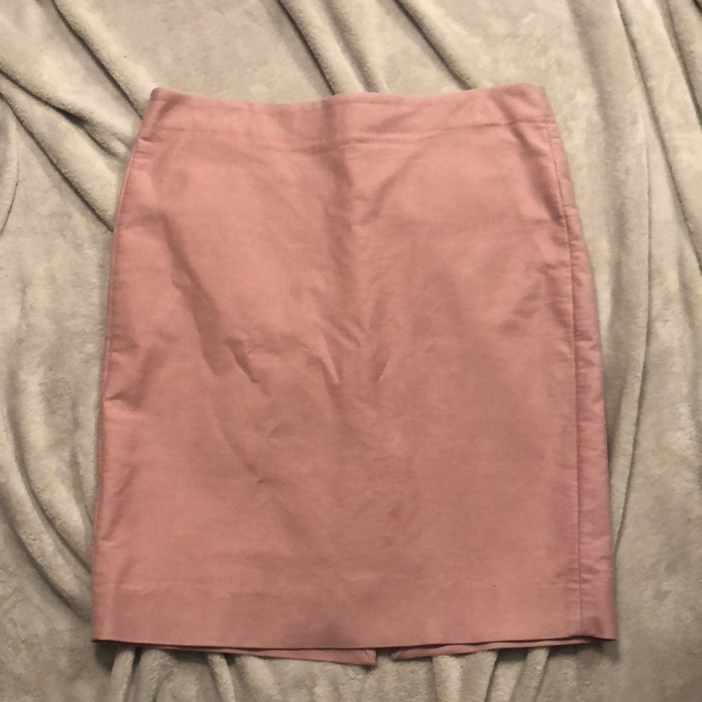 Pink pencil skirt